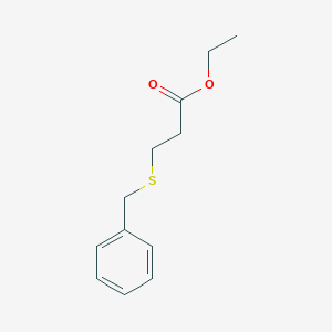 molecular formula C12H16O2S B1611596 Ethyl 3-(benzylsulfanyl)propanoate CAS No. 40620-06-2