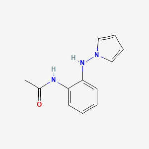 molecular formula C12H13N3O B1611604 N-(2-Acetylaminophenyl)-1H-pyrrol-1-amine CAS No. 87948-01-4