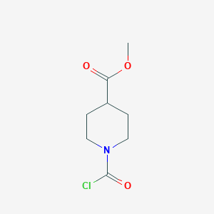 1-(Chlorocarbonyl)-4-piperidinecarboxylic acid methyl ester