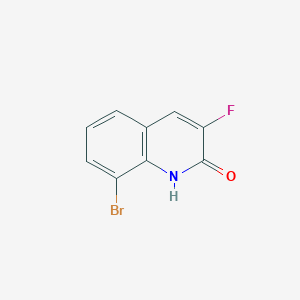 molecular formula C9H5BrFNO B1611617 8-Bromo-3-fluoro-2-hydroxyquinoline CAS No. 834883-96-4
