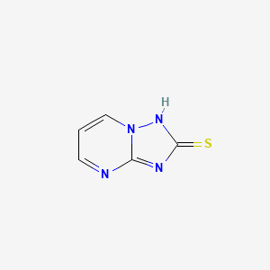 molecular formula C5H4N4S B1611628 [1,2,4]Triazolo[1,5-a]pyrimidine-2-thiol CAS No. 66234-79-5