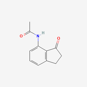 N-(3-oxo-2,3-dihydro-1H-inden-4-yl)acetamide