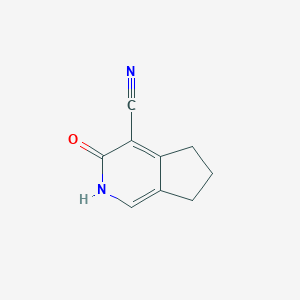 3-Oxo-3,5,6,7-tetrahydro-2H-cyclopenta[c]pyridine-4-carbonitrile
