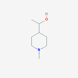 molecular formula C8H17NO B1611653 1-(1-Methylpiperidin-4-yl)ethanol CAS No. 37835-54-4