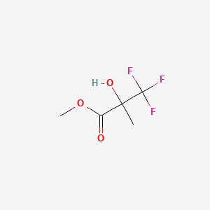 molecular formula C5H7F3O3 B1611659 Methyl 3,3,3-trifluoro-2-hydroxy-2-methylpropanoate CAS No. 337-16-6