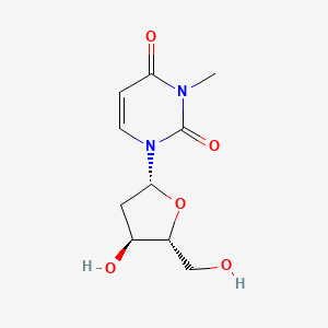 molecular formula C10H14N2O5 B1611669 Uridine, 2'-deoxy-3-methyl- CAS No. 24514-32-7