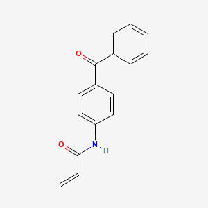 molecular formula C16H13NO2 B1611672 2-Propenamide, N-(4-benzoylphenyl)- CAS No. 22421-62-1