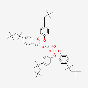 molecular formula C56H84CaO8P2 B1611679 Bis[4-(1,1,3,3-tetramethylbutyl)phenyl] phosphate calcium salt CAS No. 40835-97-0