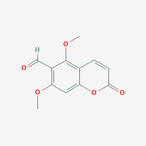 molecular formula C12H10O5 B1611681 6-Formyllimetin CAS No. 88140-31-2