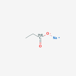 molecular formula C3H5NaO2 B1611700 Sodium;(114C)propanoate CAS No. 4561-17-5