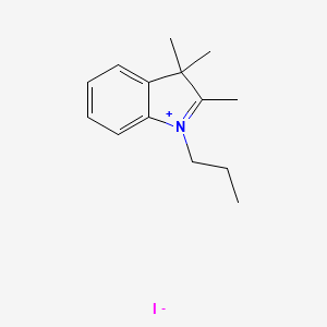 molecular formula C14H20IN B1611708 2,3,3-Trimethyl-1-propyl-3H-indolium iodide CAS No. 20205-29-2