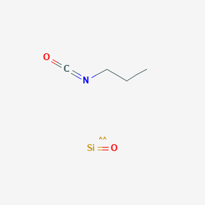 molecular formula C4H7NO2Si B1611709 1-Isocyanatopropane;oxoniumylidynesilanide CAS No. 1173022-52-0