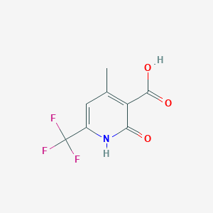 molecular formula C8H6F3NO3 B1611723 2-Hydroxy-4-methyl-6-(trifluoromethyl)nicotinic acid CAS No. 910442-22-7