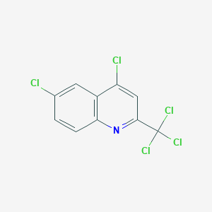 molecular formula C10H4Cl5N B1611730 4,6-Dichloro-2-trichloromethyl-quinoline CAS No. 93600-20-5