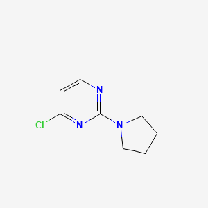 4-Chloro-6-methyl-2-(pyrrolidin-1-YL)pyrimidine