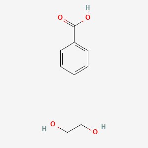 molecular formula C9H12O4 B1611749 Benzoic acid;ethane-1,2-diol CAS No. 72245-46-6