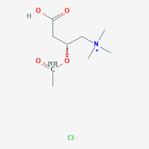 [(2R)-2-acetyloxy-3-carboxypropyl]-trimethylazanium;chloride