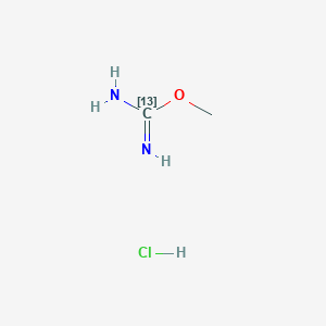 molecular formula C2H7ClN2O B1611753 O-Methylisourea-13C hydrochloride CAS No. 287389-40-6