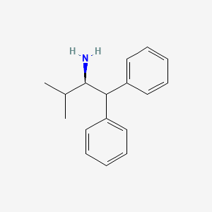 molecular formula C17H21N B1611762 (R)-(+)-2-Amino-3-methyl-1,1-diphenylbutane CAS No. 400870-29-3