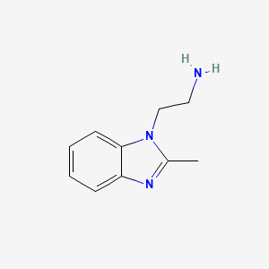 molecular formula C10H14ClN3 B1611764 2-(2-Methyl-benzoimidazol-1-yl)-ethylamine CAS No. 61981-79-1