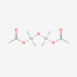 molecular formula C8H18O5Sn2 B1611768 1,3-Diacetoxy-1,1,3,3-tetramethyldistannoxane CAS No. 5926-79-4