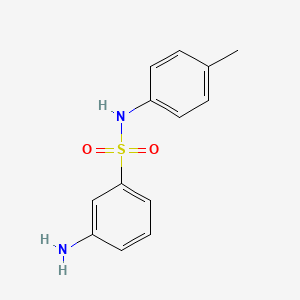 molecular formula C13H14N2O2S B1611776 3-Amino-N-(p-tolyl)benzenesulfonamide CAS No. 372096-56-5