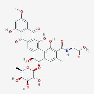 molecular formula C34H33NO15 B161178 Dexylosylbenanomicin A CAS No. 133806-62-9