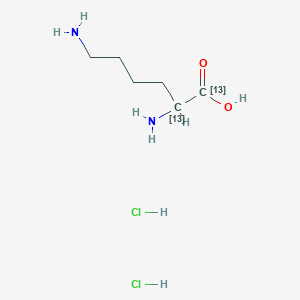 molecular formula C6H16Cl2N2O2 B1611784 DL-Lysine-1,2-13C2 dihydrochloride CAS No. 286437-16-9