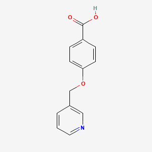 molecular formula C13H11NO3 B1611796 4-(吡啶-3-基甲氧基)苯甲酸 CAS No. 898138-45-9
