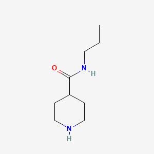 molecular formula C9H18N2O B1611799 N-propylpiperidine-4-carboxamide CAS No. 200267-73-8