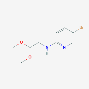 molecular formula C9H13BrN2O2 B1611803 5-Bromo-N-(2,2-dimethoxyethyl)pyridin-2-amine CAS No. 474708-93-5