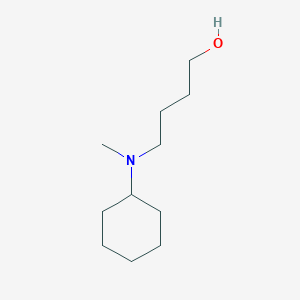 molecular formula C11H23NO B1611804 4-[Cyclohexyl(methyl)amino]butan-1-ol CAS No. 78345-59-2