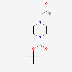 molecular formula C11H20N2O3 B1611808 Tert-butyl 4-(2-oxoethyl)piperazine-1-carboxylate CAS No. 945953-41-3