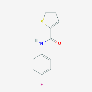 molecular formula C11H8FNOS B161182 N-(4-fluorophenyl)thiophene-2-carboxamide CAS No. 136340-91-5
