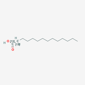 Myristic acid-1,2-13C2