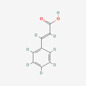 trans-Cinnamic-d7 acid
