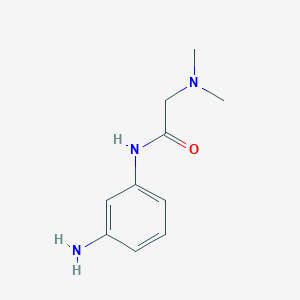 molecular formula C10H15N3O B1611842 N-(3-Aminophenyl)-2-(dimethylamino)acetamide CAS No. 562826-95-3