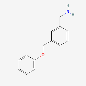 molecular formula C14H15NO B1611843 (3-(Phenoxymethyl)phenyl)methanamine CAS No. 871893-47-9