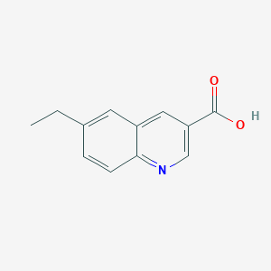 molecular formula C12H11NO2 B1611845 6-Ethylquinoline-3-carboxylic acid CAS No. 948289-98-3