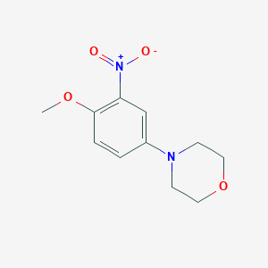 molecular formula C11H14N2O4 B1611848 4-(4-Methoxy-3-nitrophenyl)morpholine CAS No. 383870-96-0