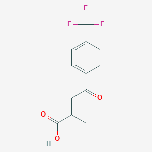 2-Methyl-4-oxo-4-[4-(trifluoromethyl)phenyl]butanoic acid