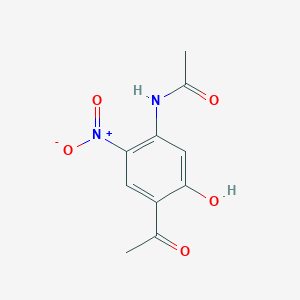 N-(4-Acetyl-5-hydroxy-2-nitrophenyl)acetamide