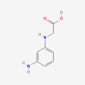 molecular formula C8H10N2O2 B1611875 2-(3-Aminophenylamino)acetic acid CAS No. 6262-30-2
