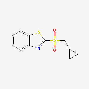 2-(Cyclopropylmethylsulfonyl)benzo[D]thiazole