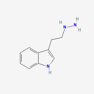 molecular formula C10H13N3 B1611888 3-(2-Hydrazinylethyl)-1H-indole CAS No. 21216-31-9