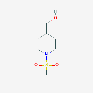 molecular formula C7H15NO3S B1611891 (1-(Methylsulfonyl)piperidin-4-yl)methanol CAS No. 241134-34-9