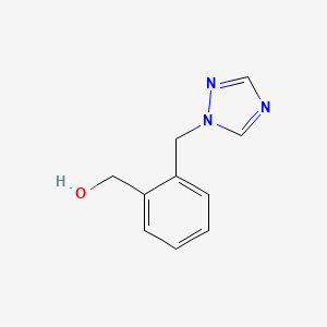 molecular formula C10H11N3O B1611895 [2-(1H-1,2,4-triazol-1-ylmethyl)phenyl]methanol CAS No. 884507-25-9
