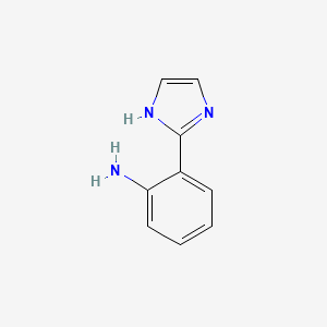 molecular formula C9H9N3 B1611902 2-(1H-咪唑-2-基)苯胺 CAS No. 29528-25-4