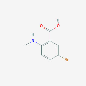 molecular formula C8H8BrNO2 B1611904 5-Bromo-2-(methylamino)benzoic acid CAS No. 22721-16-0
