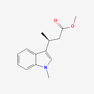 molecular formula C14H17NO2 B1611915 Methyl (3S)-(+)-3-(1-methylindol-3-yl)butanoate CAS No. 71711-31-4